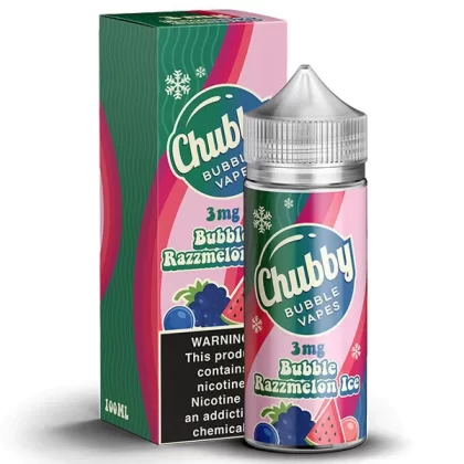 Bubble Razzmelon Ice by Chubby Bubble Vapes 100ml - 0MG