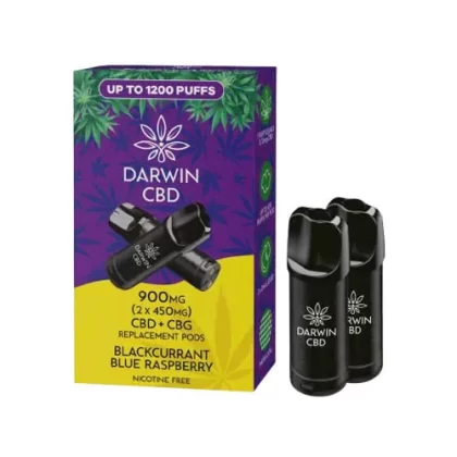 Darwin CBD 900mg Prefilled Pods X2 - Raspberry Pineapple
