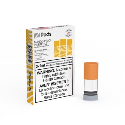 ZPODS MANGO PEACH PINEAPPLE