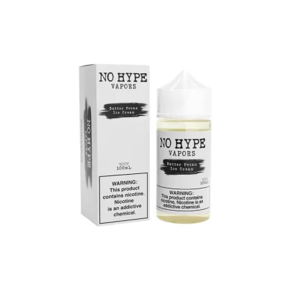 Butter Pecan Ice Cream by No Hype E-Liquid 100mL Freebase - 6MG