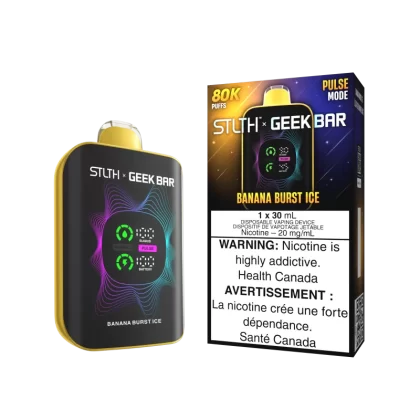STLTH x GEEK BAR - Banana Burst Ice - 20 mg/mL (wholeseller) - Excise ON, 20 mg/mL (wholeseller) - Excise AB