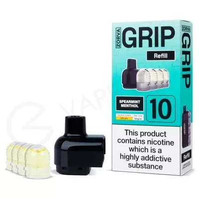 Spearmint Menthol Zorva Grip Refill Pod