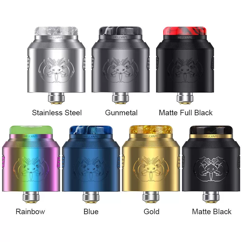 Hellvape Drop Dead 2 RDA Atomizer Tank - Gunmetal - Image 2