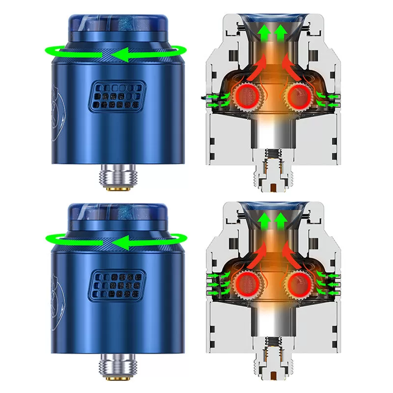Hellvape Drop Dead 2 RDA Atomizer Tank - Gunmetal - Image 3