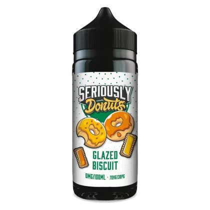 Seriously Donuts by Doozy Glazed Biscuit 100ml Shortfill E-Liquid - Ecigpremium
