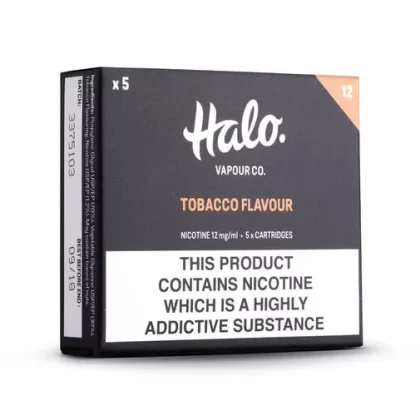 Tobacco Cartridges by Halo Vapour Co. - 0 mg/ml, 6 mg/ml