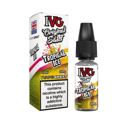 Tropical Ice Nic Salt E-Liquid by IVG Original - 10 mg - Medium Strength
