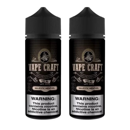 Vape Craft Majestic Menthol 2 Bottle Bundle - 240mL (2x120mL); Vape Product, Vape Product