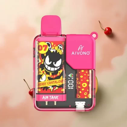 Aivono Aim Tank 9500 Cherry Cantaloupe 650mAh LCD 18ml