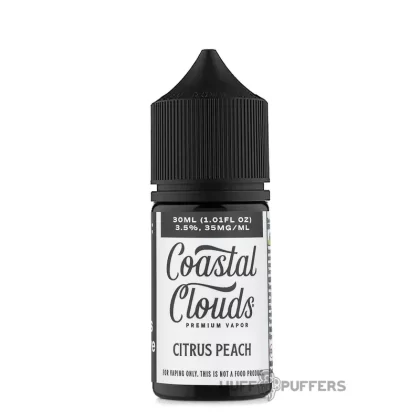 Coastal Clouds Salt – Citrus Peach 30mL - Nicotine Strength#35mg>50mg