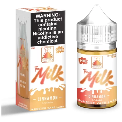 The Milk Salts Cinnamon 30ml Nic Salt Vape Juice - 24MG