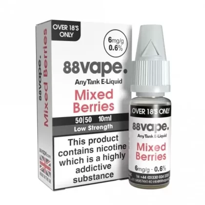 88vape Mixed Berries E Liquid – Anytank Series (10ml)