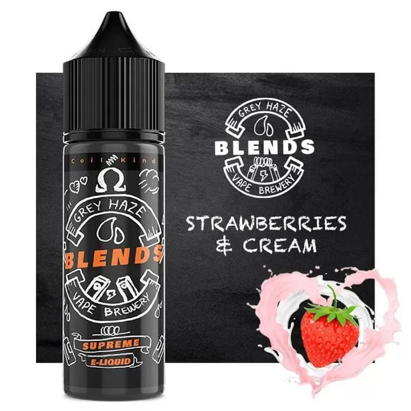 Strawberry Cream – Grey Haze Blends – Short Fill