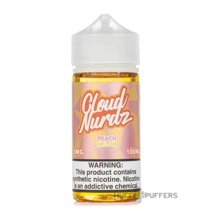 Cloud Nurdz – Peach Melon 100mL - Nicotine Strength#0mg>3mg>6mg