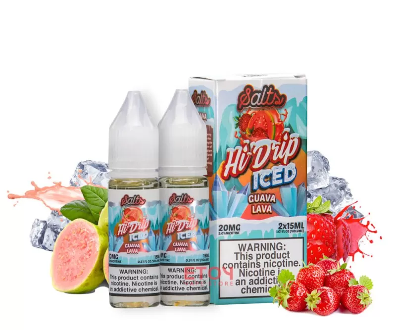 ICED GUAVA LAVA HI-DRIP SALTS 30ML - Vape Product, Vape Product; 1 PCS, Pack Of 2