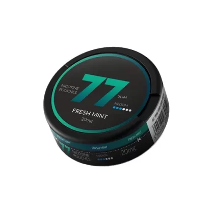 77 Slim Fresh Mint Nicotine Pouches - Strength#20mg>8mg (A4376C) (A4376C)