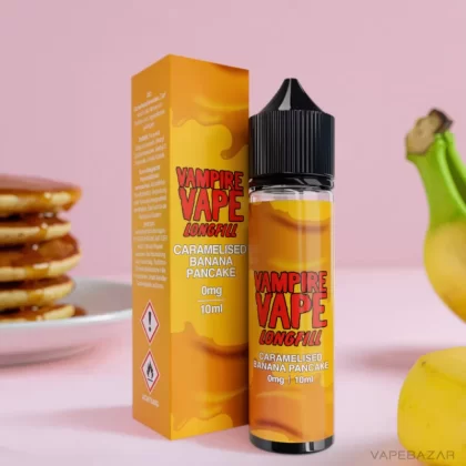 Vampire Vape Longfill Dessert – Caramelised Banana Pancake 10ml - Banane / Karamell