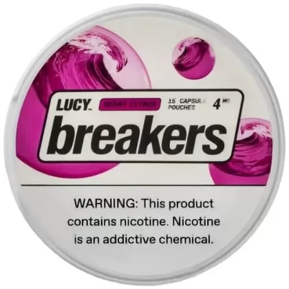 Lucy Breakers Nicotine Pouches – Berry Citrus - Vape Product, Vape Product (0142D8)