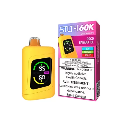 STLTH 60K Coco Banana Ice Disposable Vape