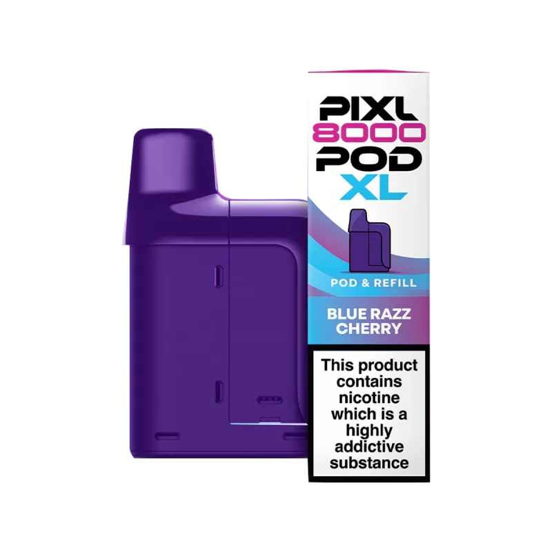 Blue Razz Cherry Pixl 8000 Refill Pack - Vapeshop Co