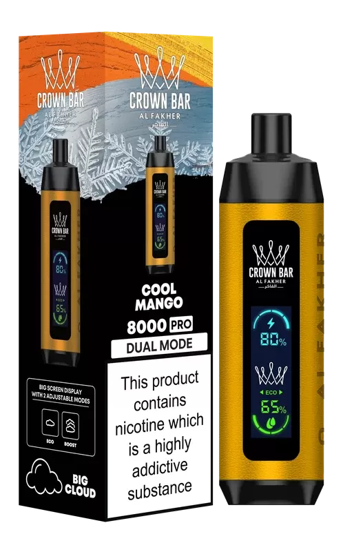 Cool Mango Al Fakher Crown Bar PRO 8k