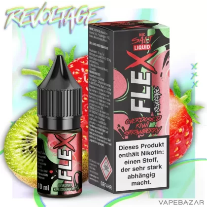 Revoltage Flex – Overdosed Kiwi Strawberry - Vapebazar