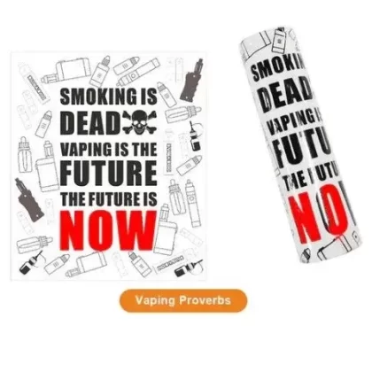 Smoking is Dead 21700 Battery Wraps 4 Pack - Vape Store