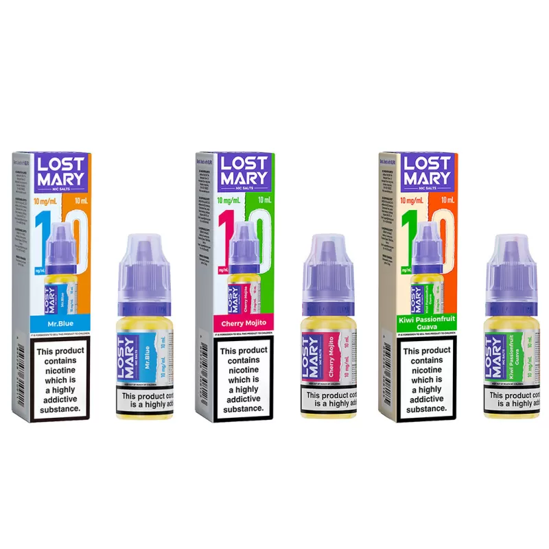Lost Mary Nic Salt E-liquid 10mg - Green Grape