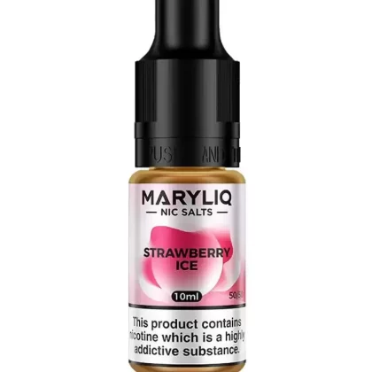 Lost Mary Maryliq Strawberry Ice Nic Salt Vape Juice - Strength