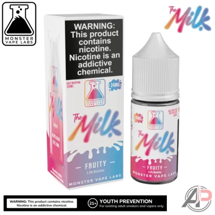 The Milk Fruity Salt Nicotine By Monster Vape Labs 30mL