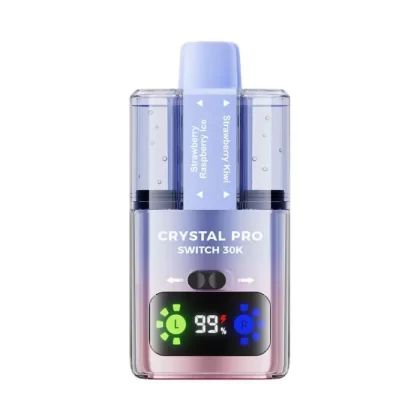 Crystal Pro Switch 30K Prefilled Pod Kit - Strawberry Raspberry Ice / Strawberry Raspberry Ice