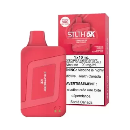 STLTH 5K Disposable Vape – Rechargeable – Strawberry Ice – 5000 Puffs