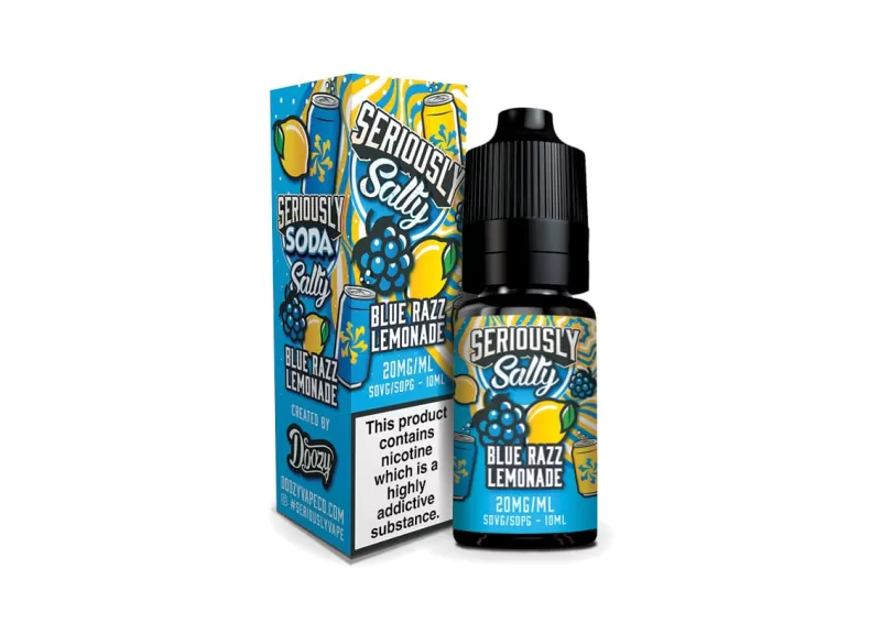 Blue Razz Lemonade Seriously Salty – Doozy Nic Salts e Liquid 10ml – TPD - Vapestorm Co