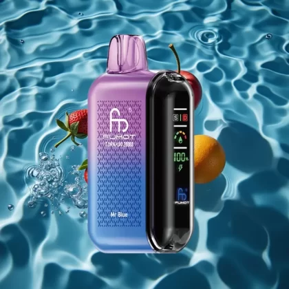 Fumot Tornado 20000 Puffs Dual Mesh Coil Rechargeable Disposable Vape Mr Blue - Bangvapeaustralia
