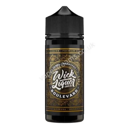 Wick Liquor Boulevard 100ml E-Liquid Shortfill - Vapestreams Co