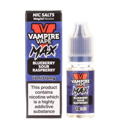 Blueberry Sour Raspberry Nic Salt E-Liquid by Vampire Vape Max - 5mg