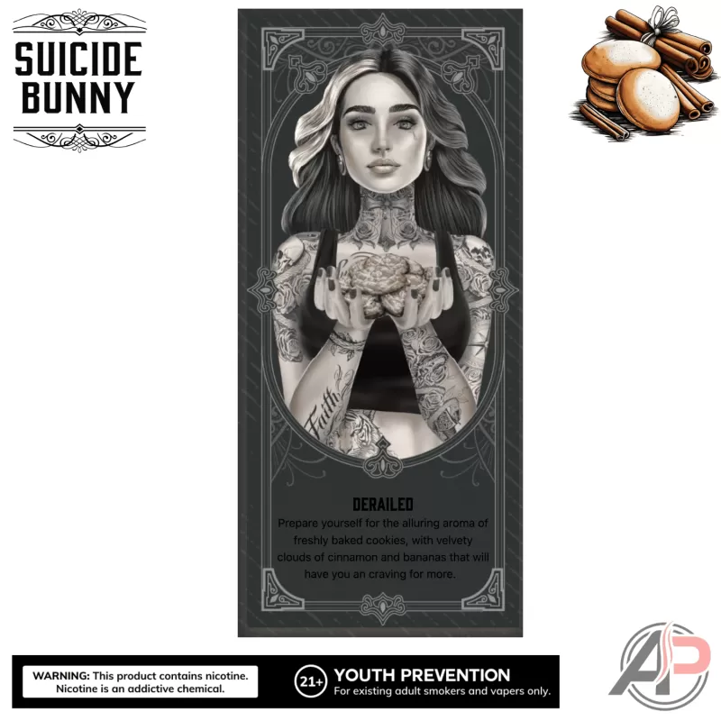 Suicide Bunny Derailed E-Liquid 120mL - Image 2