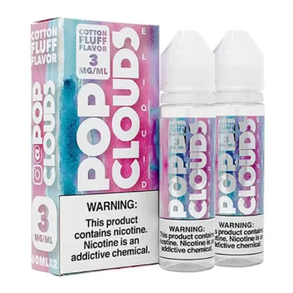 Sale $18 – Cotton Candy (x2 60mL) by Pop Clouds TFN E-Liquid
