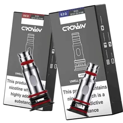 Uwell Crown X Replacement Coils - 0.3Ω Coils, 0.6Ω Coils