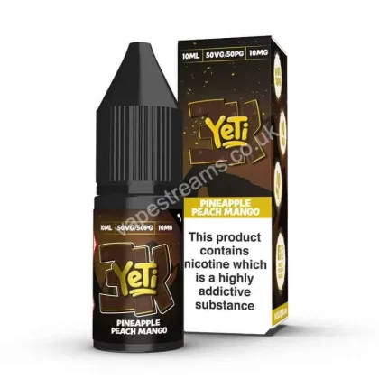 Yeti 3K Pineapple Peach Mango Nic Salt E-Liquid - Vapestreams Co