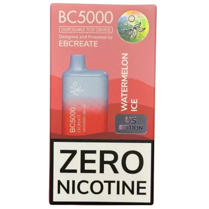 Zero Nicotine – BC5000 – Watermelon Ice – EBCreate