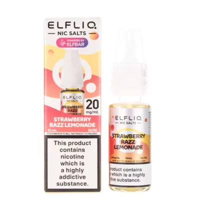 Strawberry Razz Lemonade Nic Salt E-Liquid by Elf Bar ELFLIQ - 5mg