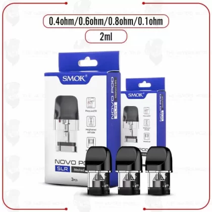 SMOK NOVO SLR Replacement Pod Cartridge – 3PK - Thevapersworld