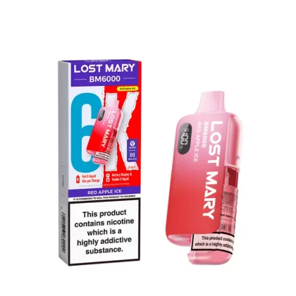 Lost Mary BM6000 Prefilled Pod Kit Red Apple Ice - 20mg