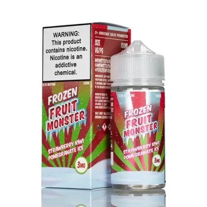 Frozen Fruit Monster - Strawberry Kiwi Pomegranate Ice - 100mL - 3mg