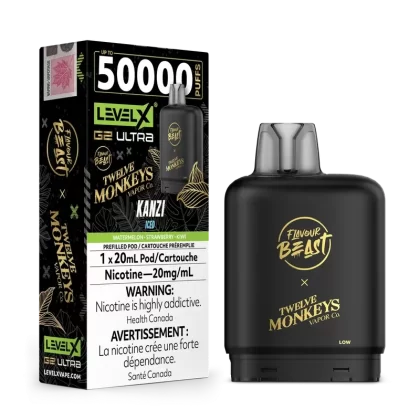 Level X G2 Ultra – Flavour Beast x Twelve Monkeys – Kanzi Iced