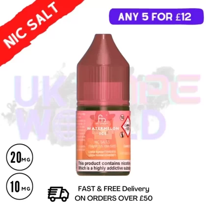 Watermelon ICE – RandM Tornado 7000 Nic Salt 10ML eLiquid
