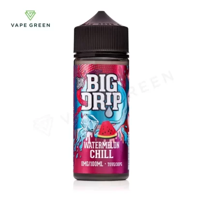 Watermelon Chill Shortfill E-liquid by Big Drip 100ml - Eliquidsupply
