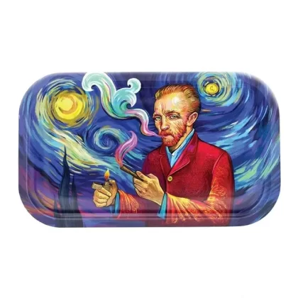 V Syndicate “Smoky Night” Metal Rolling Tray
