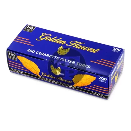 Golden Harvest Filter Tubes King Size Light 5 Cartons of 200